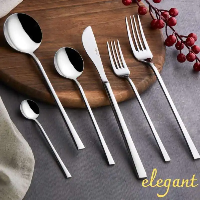 arow elegant 6 kişilik çatal bıçak takımı