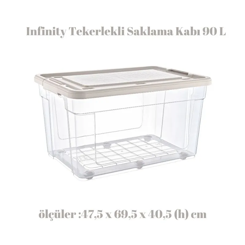 Infinity Tekerlekli Saklama Kabı 