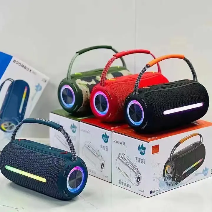  Gerçek 20W Boombox Taşınabilir Bluetooth Hoparlör - Parti ve Eğlencenin Yıldızı!